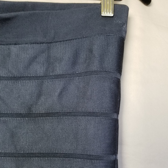 French Connection Charcoal Gray Strapless Bandage Dress Bodycon Size 8 - Picture 8 of 10